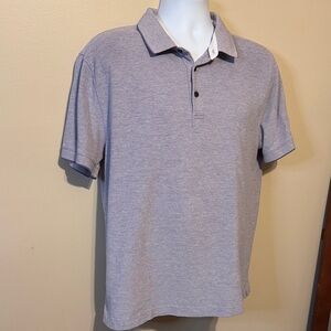 Claiborne Heather Gray Polo Shirt